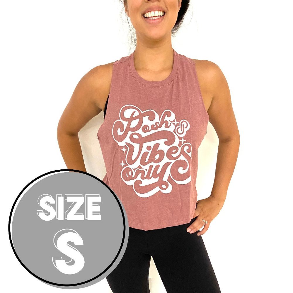 NEW Poshmark Posh Vibes Crop Tank Top - SMALL